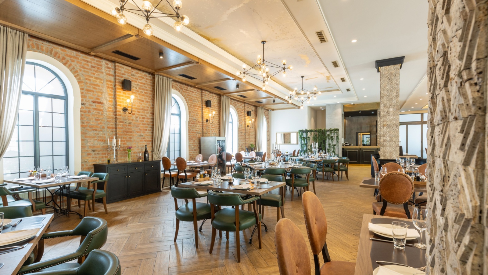 Cozy renovation for upscale restaurant in Atlanta, GA.