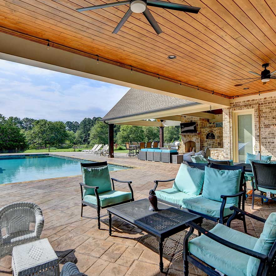 Patio Cover and Outdoor Kitchen Remodeling Atlanta, Georgia